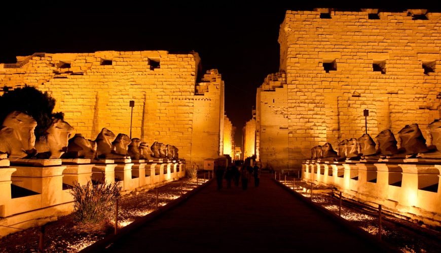 Sound and Light Show at Karnak Temple